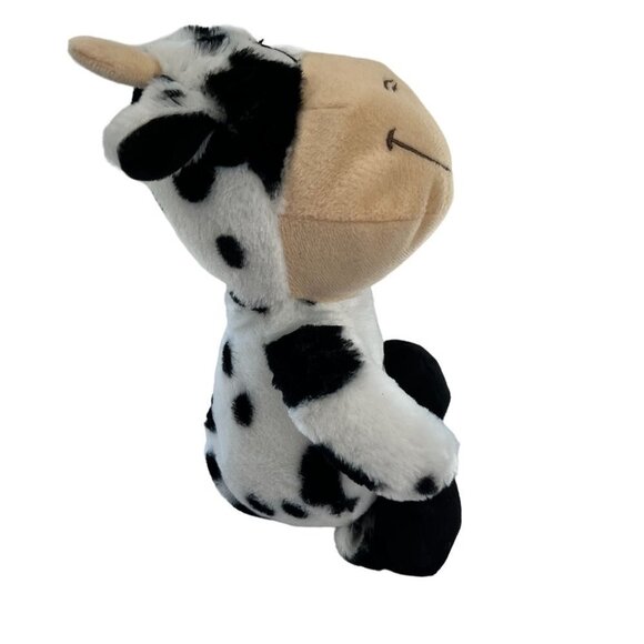 Kellytoy Spotted Cow Stuffed Animal Plush Toy Black White Medium Size 11" - Picture 5 of 9